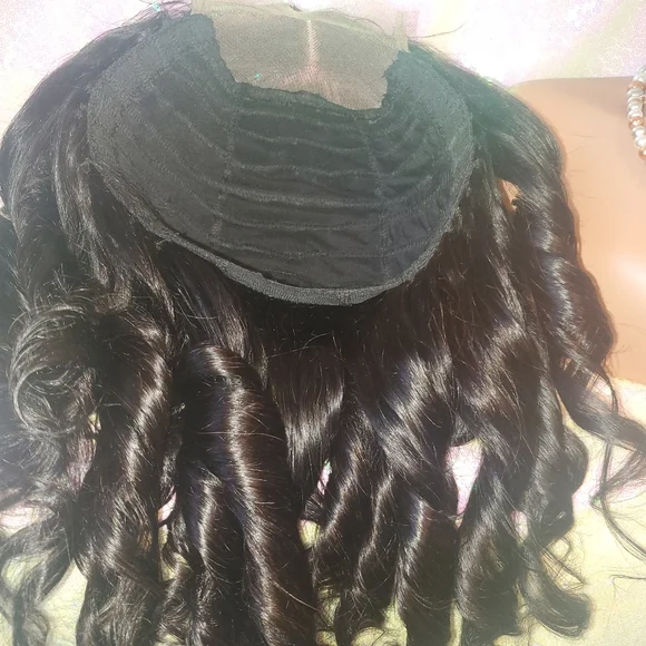 100% virgin human hair closure wig 16 - Picture 8 of 8
